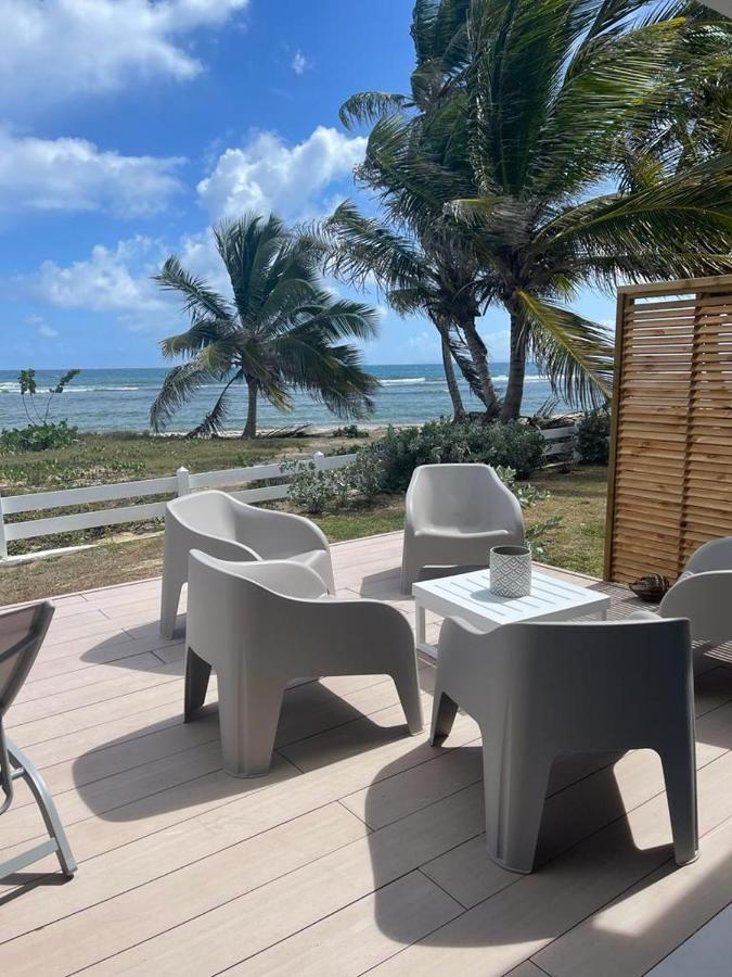 Appartement La Perle, T2 Les Pieds Dans L'Eau A 50M De La Mer Saint-Francois  Exteriör bild